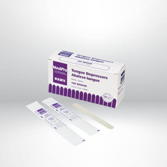 Abaisse langue stérile – Adulte