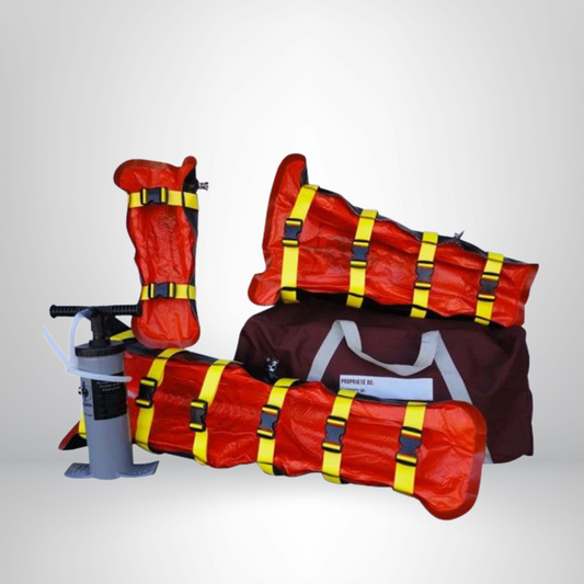 Ensemble d'attelles d'immobilisation à dépression