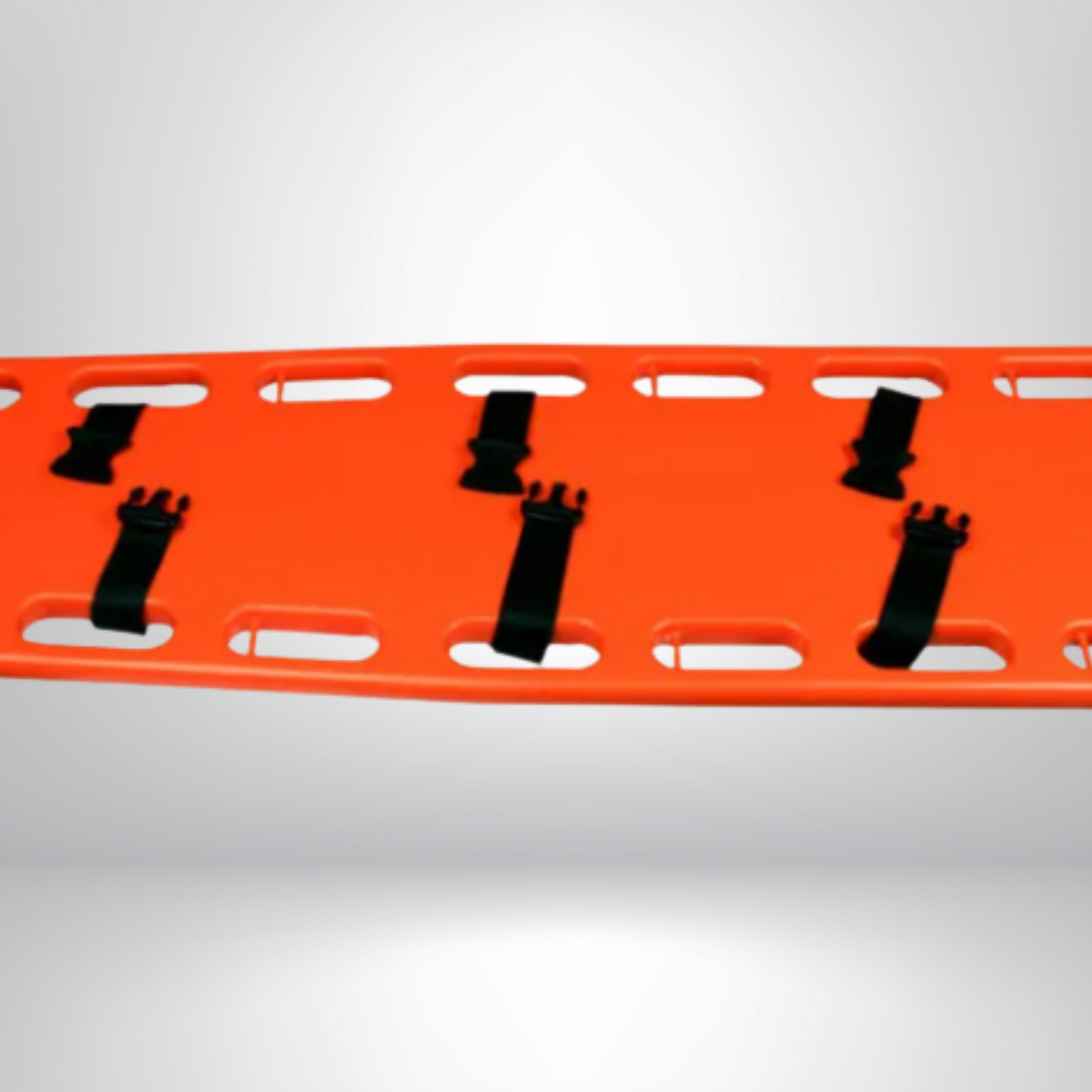 Sangles noires pour planche dorsale 2/set