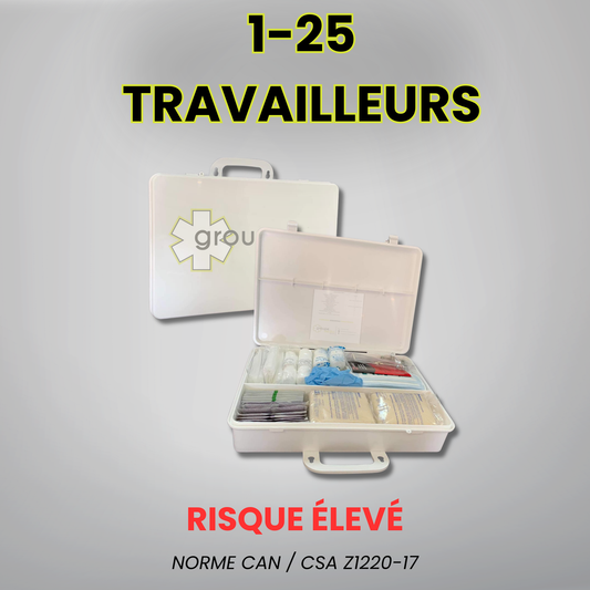 Trousse Intermédiaire - 1 à 25 travailleurs - Risque Élevé