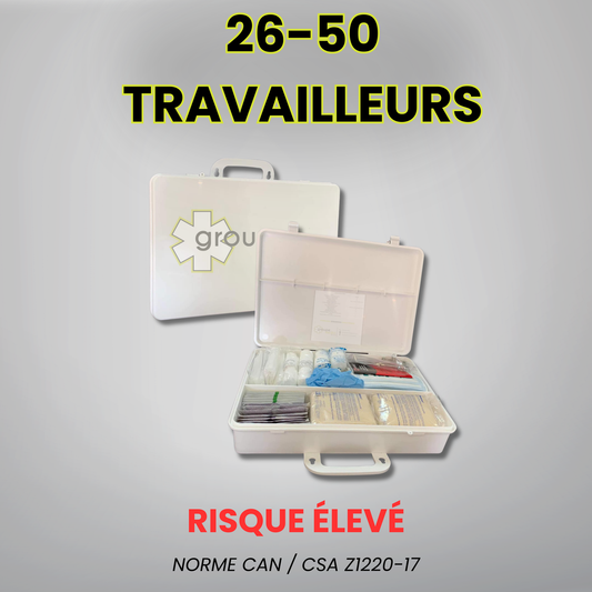 Trousse Intermédiaire - 26 à 50 travailleurs - Risque Élevé